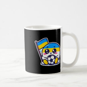 Adorable Ukrainian Nner Fan Ukraine Flag Cute Cart Coffee Mug