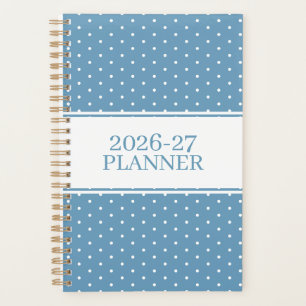 Adorable Undated Polka Dot Pattern Planner