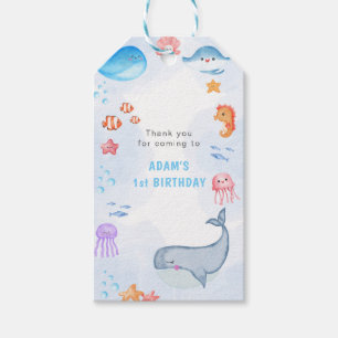 Adorable Under The Sea Gift Tags