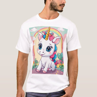 Adorable Unicorn Baby T-Shirt: Magical Comfort for T-Shirt