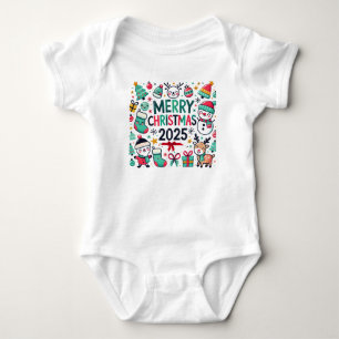 "Adorable Unisex Baby Christmas Bodysuit" Bodysuit