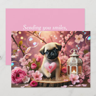 Adorable Valentine’s Day Card - Holiday Flat Card