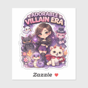 Adorable Villain Crew Custom-Cut Vinyl Sticker