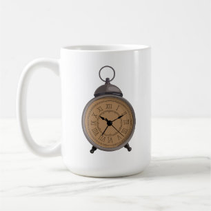 Adorable Vintage Alarm Clock Coffee Mug