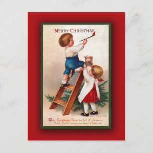 Adorable Vintage Christmas Art Card