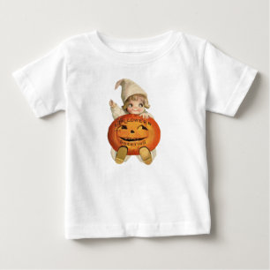 Adorable Vintage Halloween Toddler Ruffle Dress Baby T-Shirt