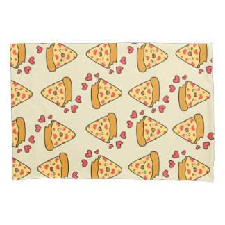 Adorable vintage pizza funny beige kids boy girl pillowcase