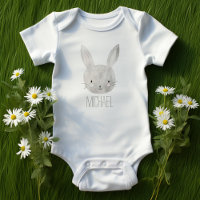 Adorable Watercolor Bunny