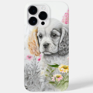ADORABLE WATERCOLOR COCKER SPANIEL PUPPY DOG Case-Mate iPhone 14 PRO MAX CASE