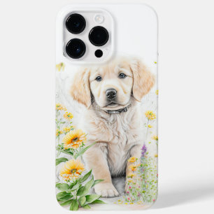 ADORABLE WATERCOLOR GOLDEN RETRIEVER PUPPY Case-Mate iPhone 14 PRO MAX CASE