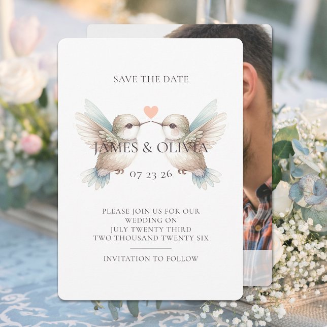Adorable Wedding Add Photo Save The Date  (Creator Uploaded)