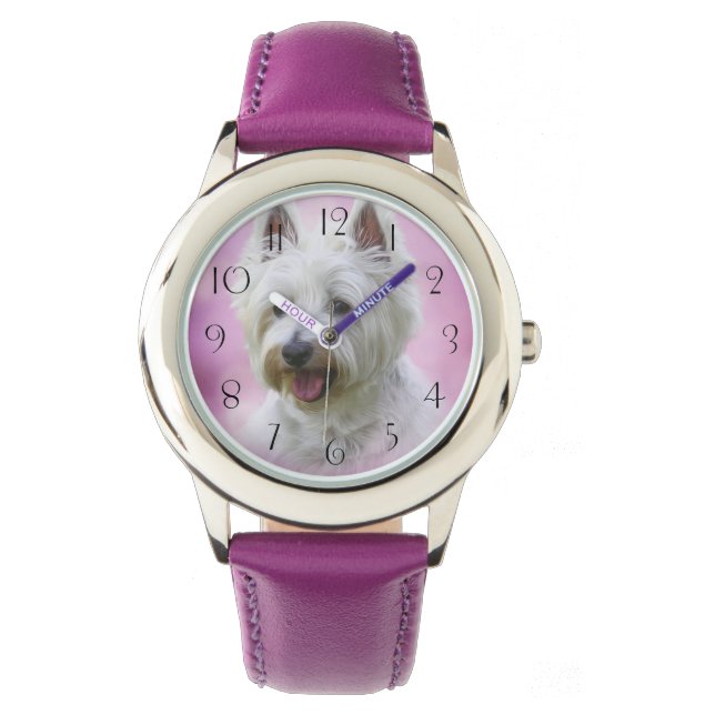 Adorable west highland white terrier watch (Front)