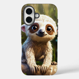 Adorable Wet Baby Sloth  iPhone 16 Case
