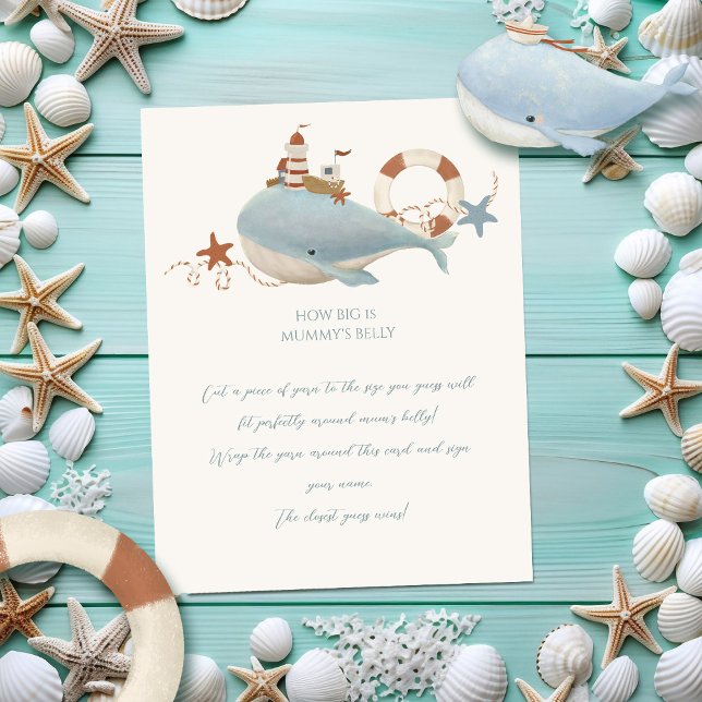 Adorable Whale Baby shower Game (Creator Uploaded)