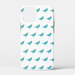 Adorable Whimsical Bird Nature Art iPhone 12 Mini Case