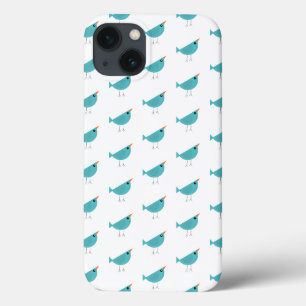 Adorable Whimsical Bird Nature Art iPhone 13 Case