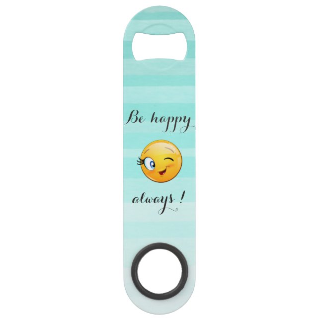 Adorable Winking Emoji Face-Be heureux toujours (Devant)