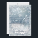 Adorable winter wonderland glitter ombre sweet 16  invitation<br><div class="desc">Adorable winter wonderland glitter ombre sequins dress sweet 16 Sweet 16 invitation.</div>