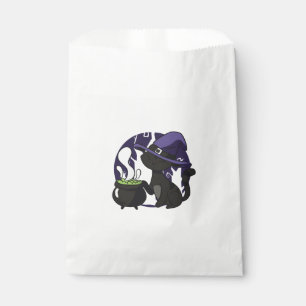 Adorable Witch Black Cat Favour Bag