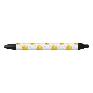 Adorable Yellow Rubber Ducks Duckies Black Ink Pen