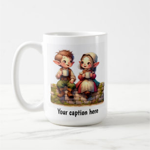 Adorable Young Munchkins in Vintage Clothes Coffee Mug