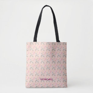 Adorable Zebra et le Sac fourre-tout Motif de ball