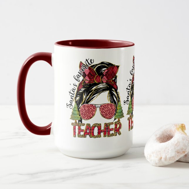 Adorables Christmas Favourite Teacher Mug (With Donut)