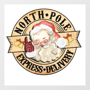 Adorables Christmas Ho Ho Ho Window Cling