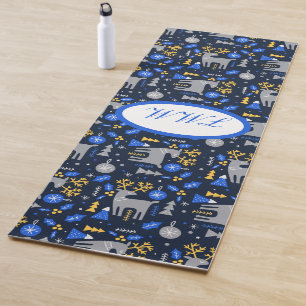 Adorables Christmas Scandinavian Style Yoga Mat
