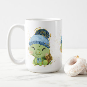 Adorables Christmas Winter Turtle Coffee Mug