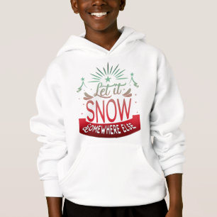 Adorables Drôle Laisser Il Neige Quelque Part Autr