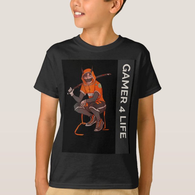 Adorables Gamer 4 Life T-Shirt (Front)