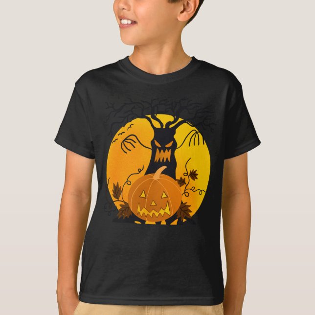 Adorables Halloween Creepy Tree T-Shirt (Front)