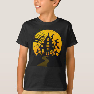 Adorables Halloween Scary Haunted House T-Shirt