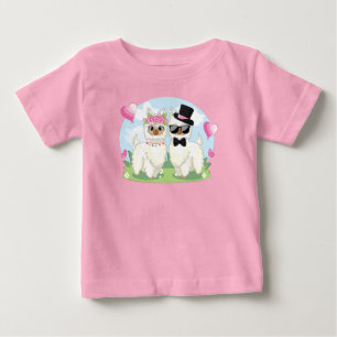 Adorables Llama Love Llama Couple T-Shirt