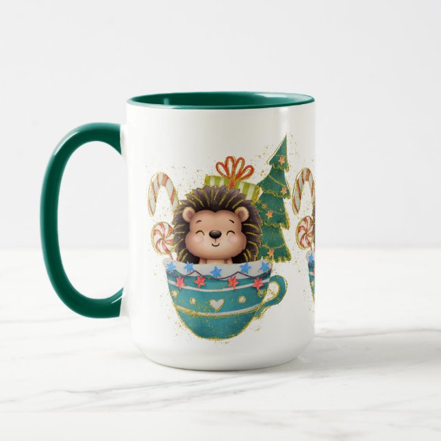 Adorables Noël Merveilleux Lion Mug (Gauche)