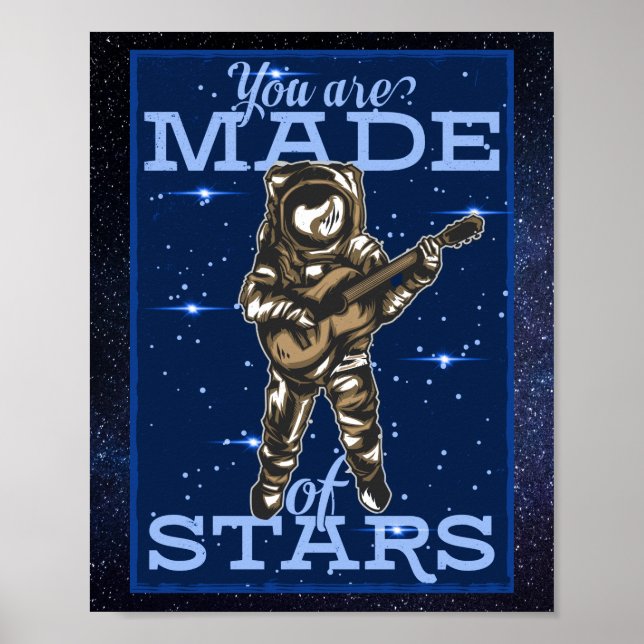 Adorables Space You Are Made Of Stars   Poster (Front)