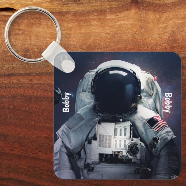 Adorables Spaceman Astronaut Custom  Keychain (Front)