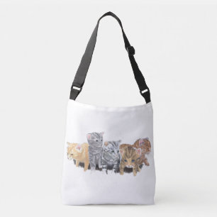 Adorably Cute Kittens Crossbody Bag