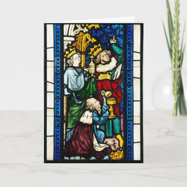 Adoration de la carte de Noël de Magi (Devant)