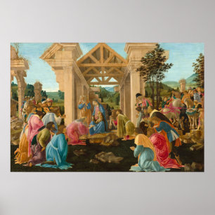 Adoration Magi - Sandro Botticelli Fine Art Poster