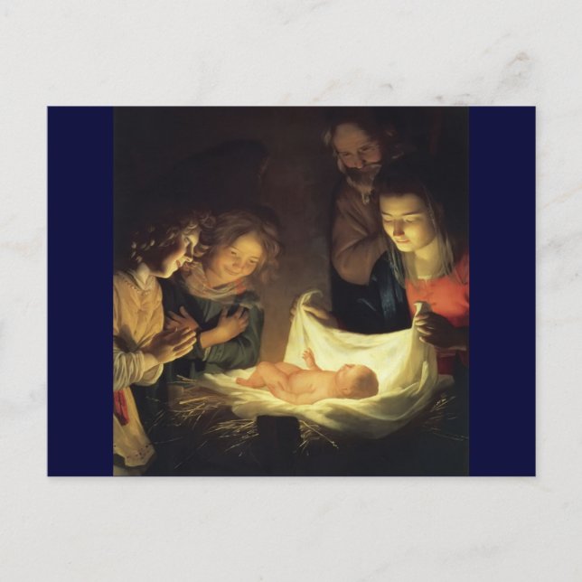 Adoration of Child Adorazion del Bambino Postcard (Front)