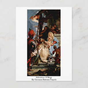 Adoration Of Magi By Giovanni Battista Tiepolo Postcard