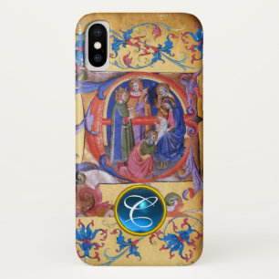 ADORATION OF MAGI CHRISTMAS PARCHMENT MONOGRAM Case-Mate iPhone CASE