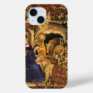 ADORATION OF MAGI  Gentile Da Fabriano, Christmas  iPhone 15 Case