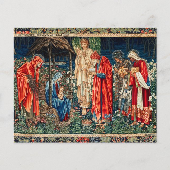 ADORATION OF MAGI Morris,Burne-Jones Flyer (Front)