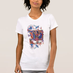 ADORATION OF MAGI NATIVITY CHRISTMAS PARCHMENT T-Shirt
