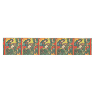 ADORATION OF MAGI ,PRIMITIVE NATIVITY Christmas Medium Table Runner
