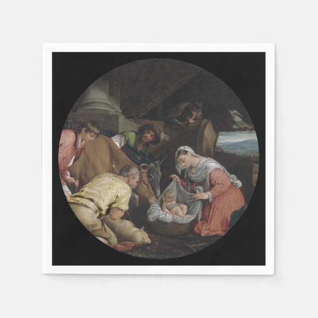 Adoration of Shepherds Napkin (Front)