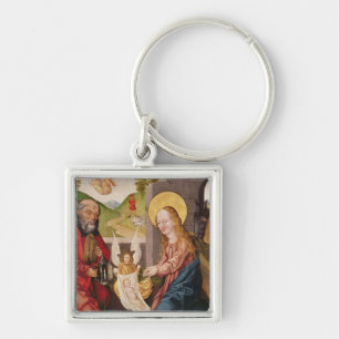 Adoration of the Child Keychain